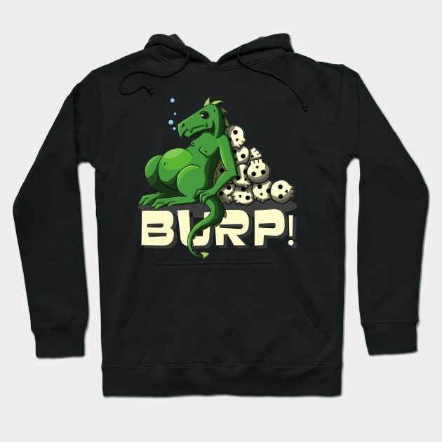 Fat Dragon Black Hoodie by SuperTatouille